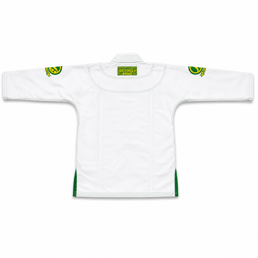 Shoyoroll x Albino & Preto Batch #25 Creative Transitions White BJJ Gi