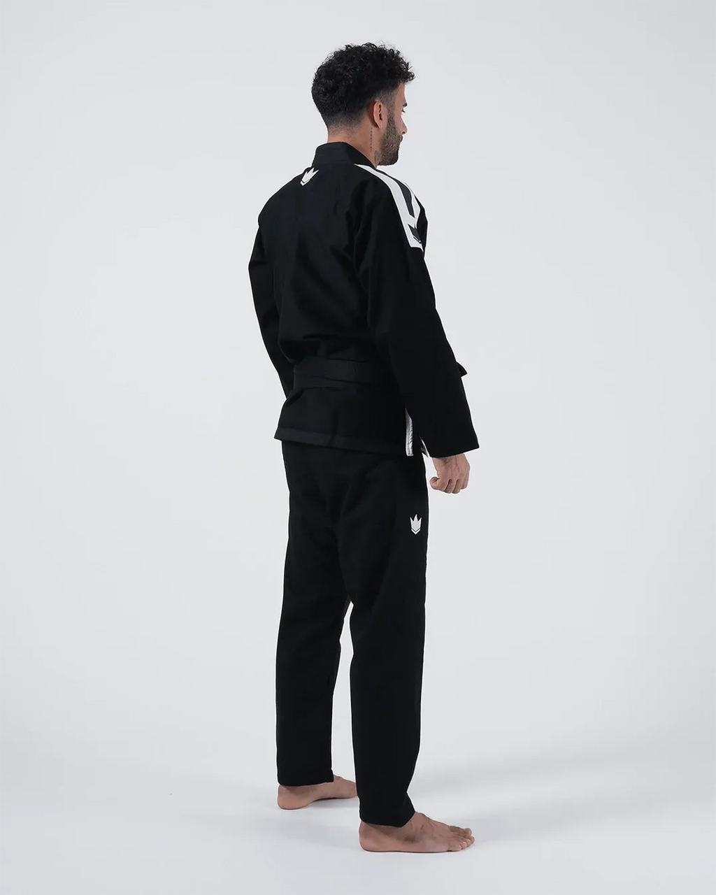 KINGZ SPORT JIU JITSU - KIMONO / GI NEGRO - AZUL - BLANCO