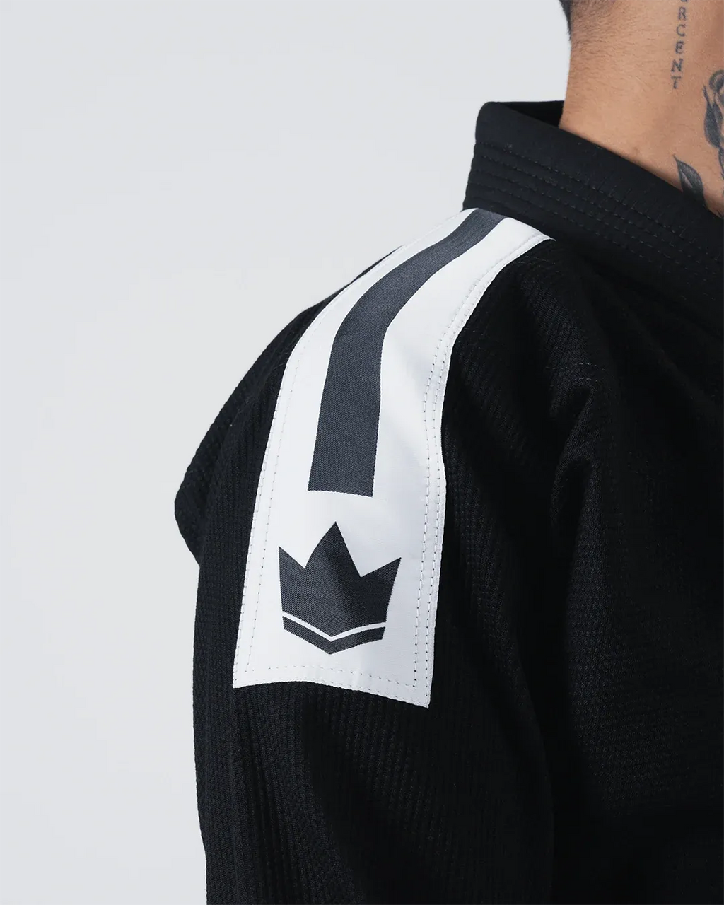 KINGZ SPORT JIU JITSU - KIMONO / GI NEGRO - AZUL - BLANCO