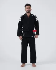 KINGZ SPORT JIU JITSU - KIMONO / GI NEGRO - AZUL - BLANCO