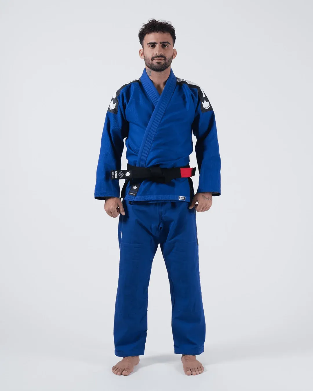 KINGZ SPORT JIU JITSU - SCHWARZER - BLAUER - WEISSER KIMONO / GI