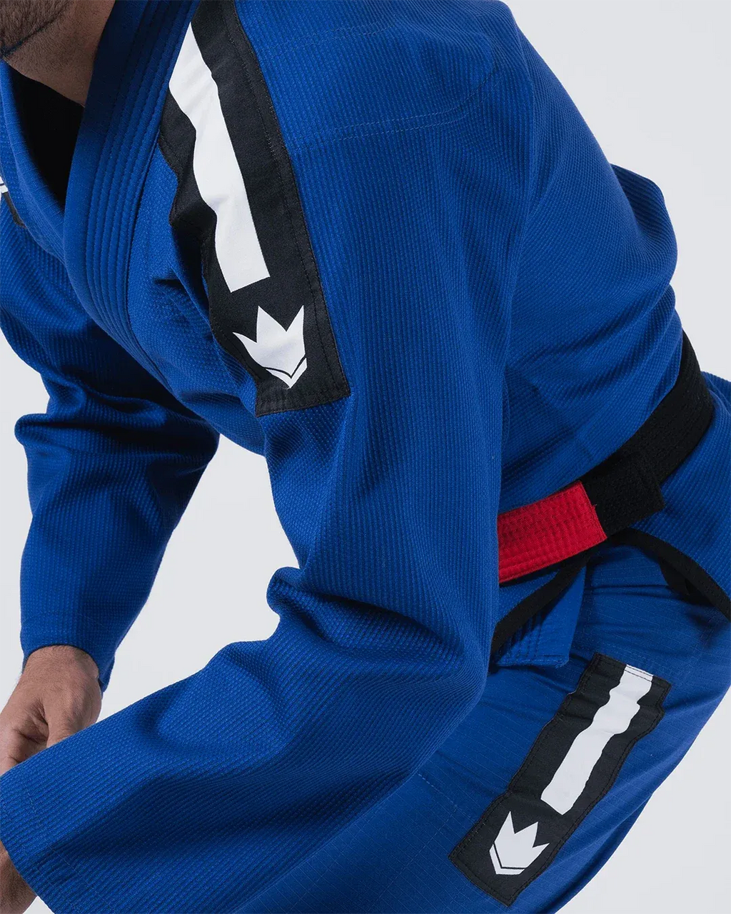 KINGZ SPORT JIU JITSU - KIMONO / GI NEGRO - AZUL - BLANCO