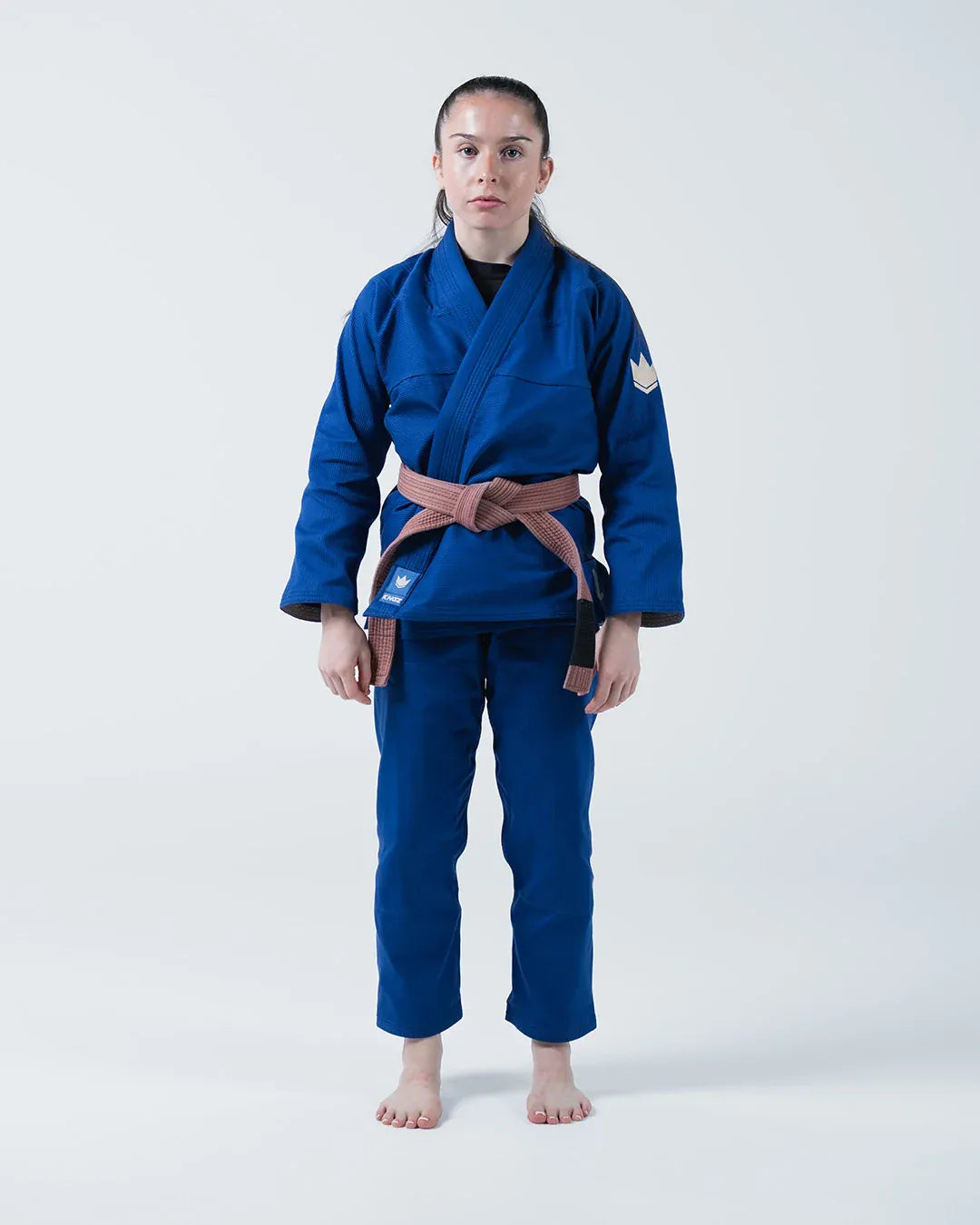 KIMONO / GI KINGZ THE ONE V2 JIU JITSU PARA MUJER - NEGRO - AZUL - BLANCO