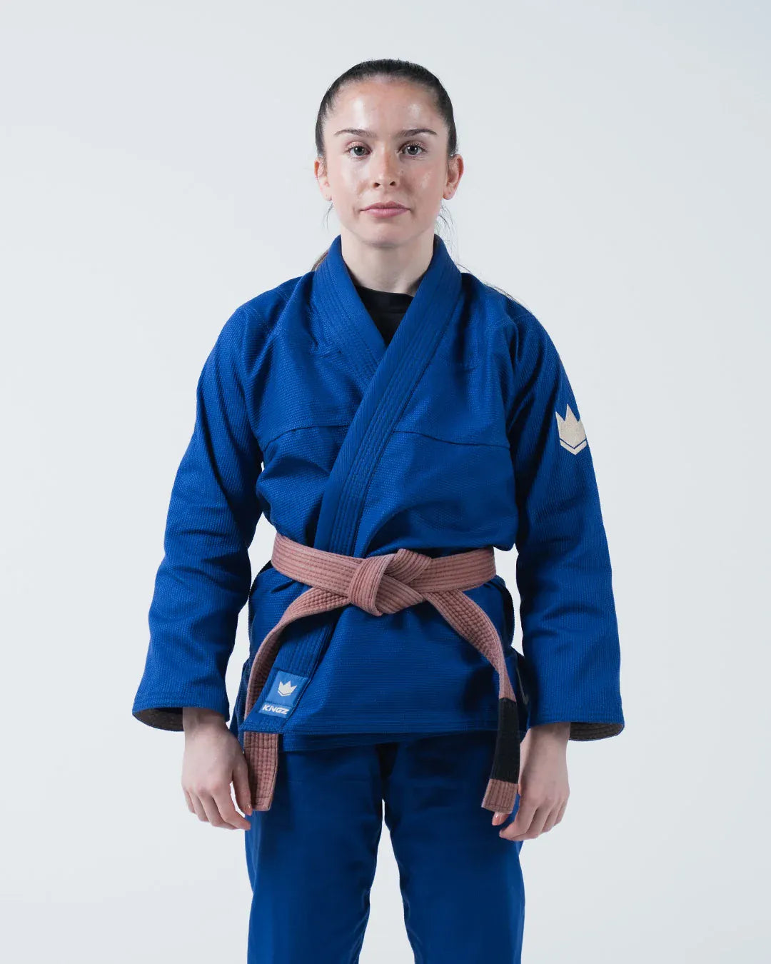 KINGZ THE ONE V2 DAMEN JIU JITSU - SCHWARZ - BLAU - WEISS KIMONO / GI