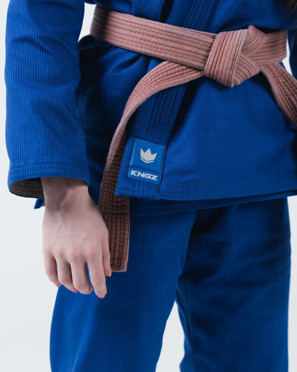 KIMONO / GI KINGZ THE ONE V2 JIU JITSU PARA MUJER - NEGRO - AZUL - BLANCO