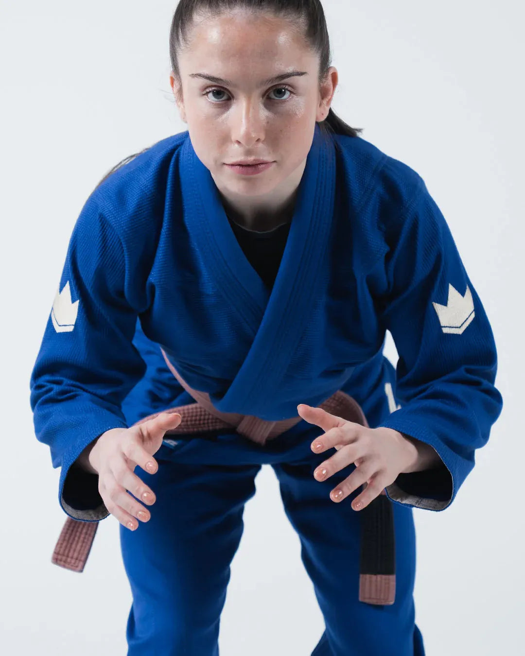 KIMONO / GI KINGZ THE ONE V2 JIU JITSU PARA MUJER - NEGRO - AZUL - BLANCO