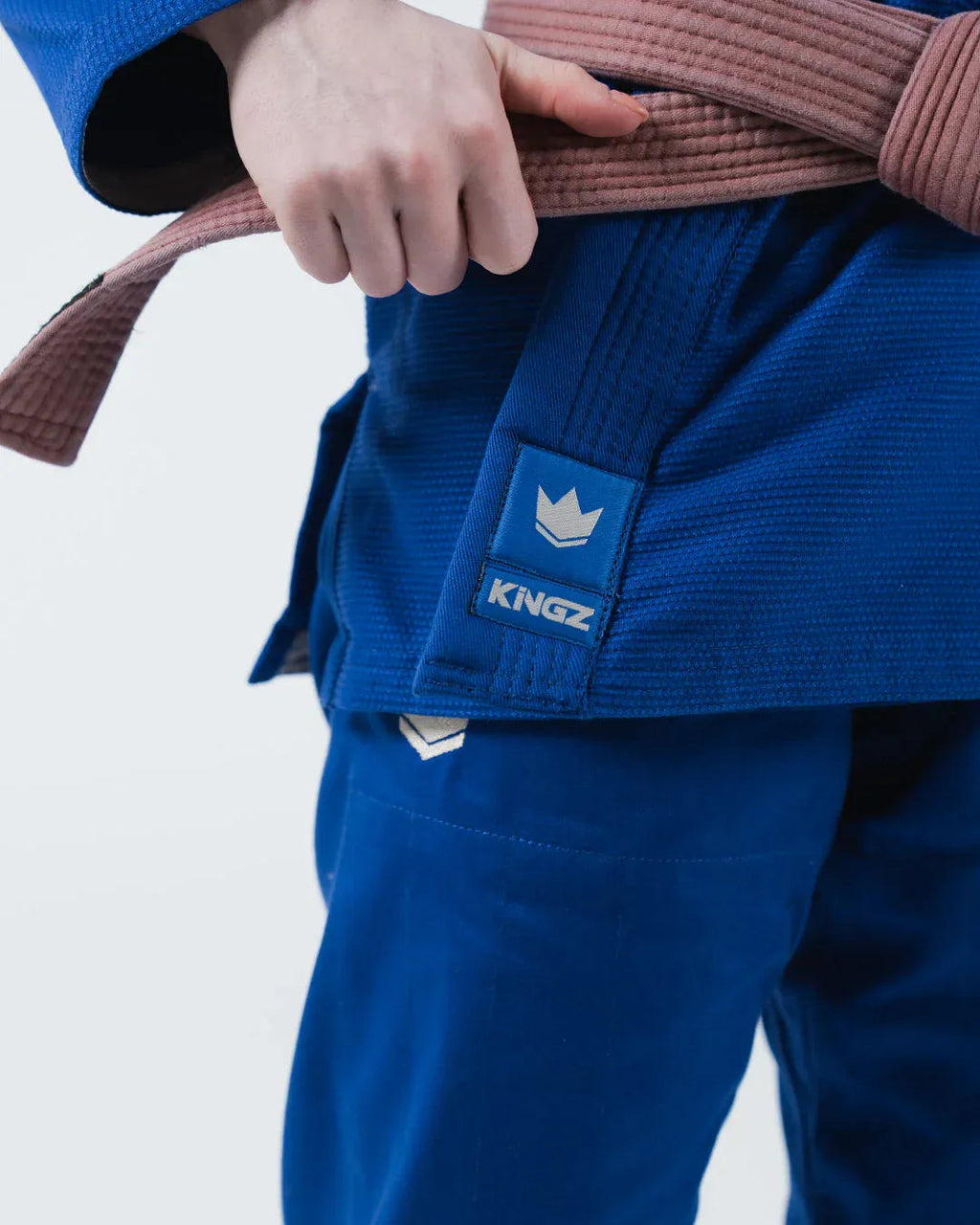 KIMONO / GI KINGZ THE ONE V2 JIU JITSU PARA MUJER - NEGRO - AZUL - BLANCO