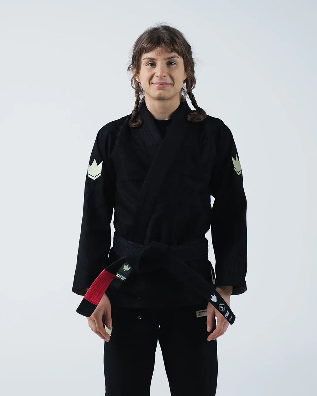 KIMONO / GI KINGZ THE ONE V2 JIU JITSU PARA MUJER - NEGRO - AZUL - BLANCO