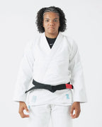 KINGZ THE ONE MUJERES JIU JITSU (VERSIÓN 2023) - BLANCO - AZUL CIELO - KIMONO / GI DE CINTURÓN BLANCO GRATIS