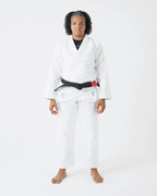 KINGZ THE ONE MUJERES JIU JITSU (VERSIÓN 2023) - BLANCO - AZUL CIELO - KIMONO / GI DE CINTURÓN BLANCO GRATIS