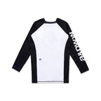 ALBINO & PRET LS RANKED WHITE RASHGUARD