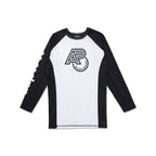 ALBINO & PRET LS RANKED WHITE RASHGUARD