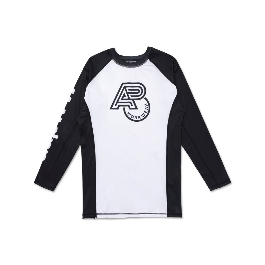ALBINO & PRET LS RANKED WHITE RASHGUARD