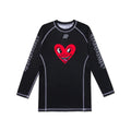 ALBINO & PRET X KEITH HARING HEART LS RASHGUARD
