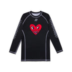 ALBINO & PRET X KEITH HARING HEART LS RASHGUARD