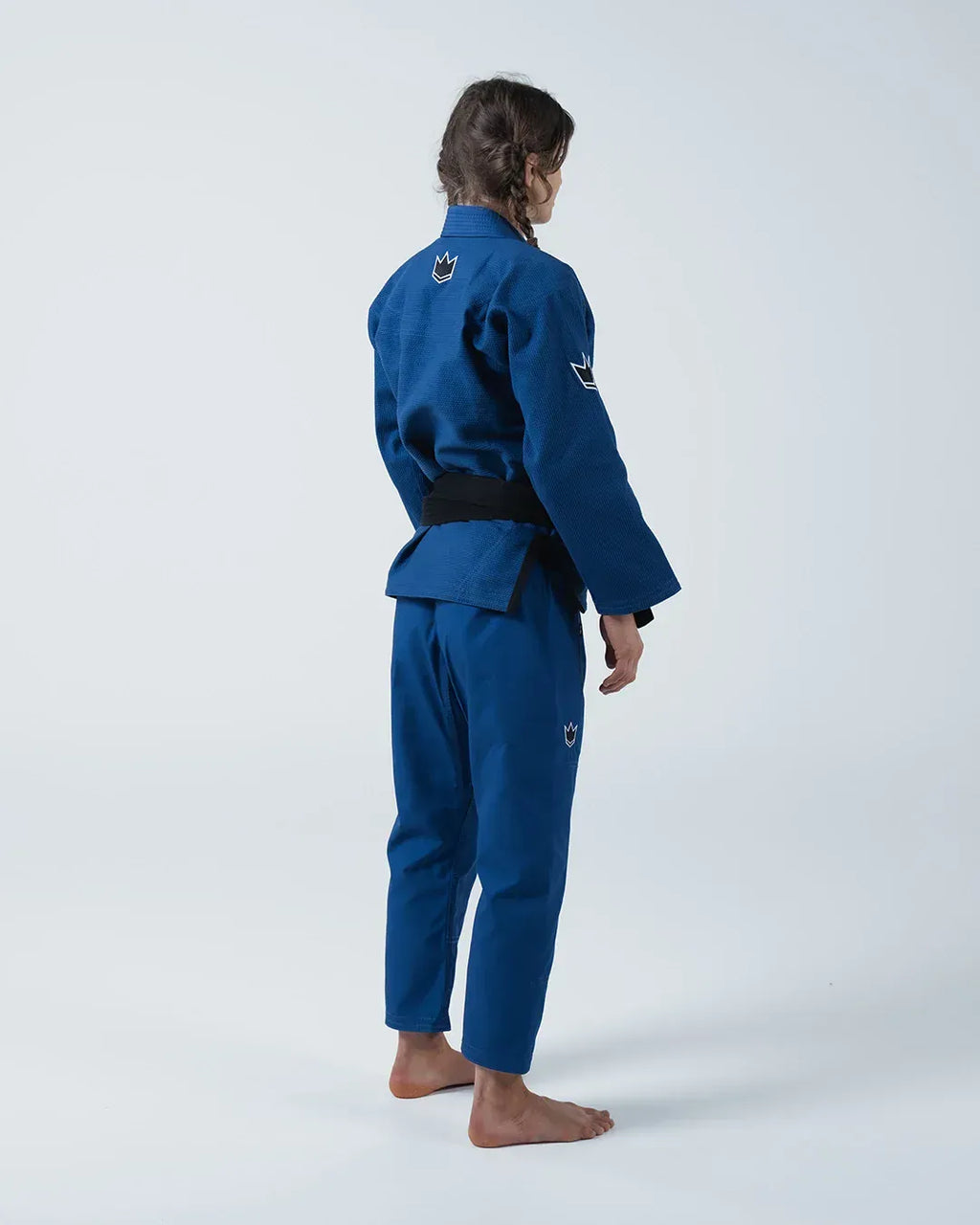 KINGZ ULTRALIGHT 2.0 DAMEN JIU JITSU- SCHWARZ - BLAU- WEISS KIMONO / GI