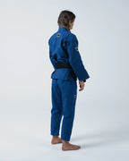 KINGZ ULTRALIGHT 2.0 DAMEN JIU JITSU- SCHWARZ - BLAU- WEISS KIMONO / GI