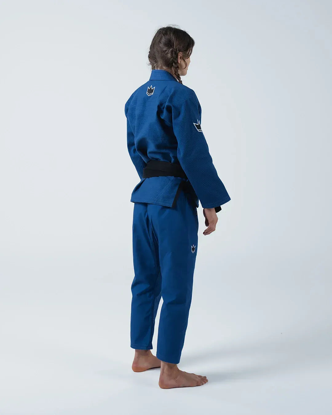 KINGZ ULTRALIGHT 2.0 DAMEN JIU JITSU- SCHWARZ - BLAU- WEISS KIMONO / GI