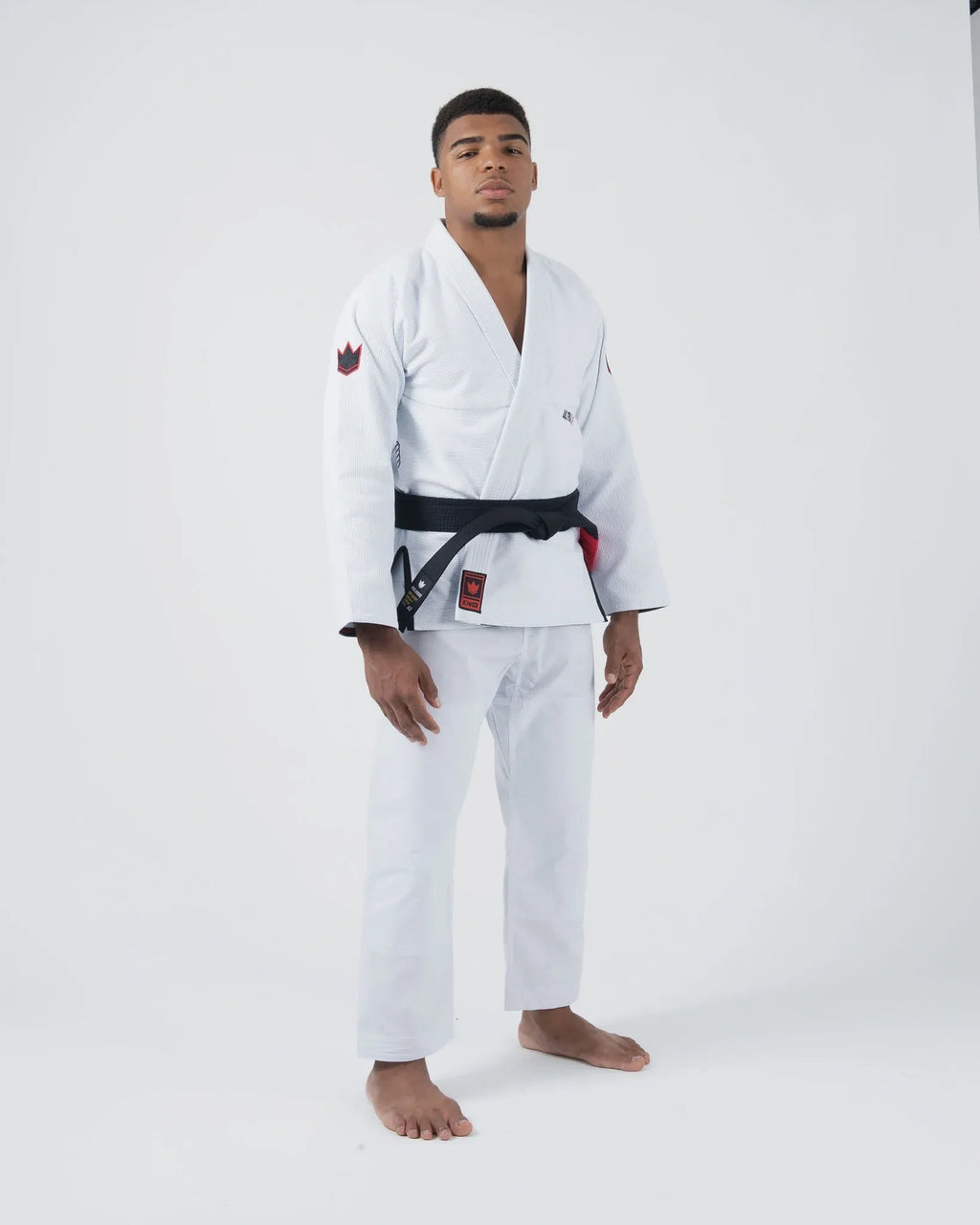 KINGZ ULTRALIGHT 2.0 JIU JITSU (VERSIÓN 2023) - KIMONO / GI NEGRO - AZUL - BLANCO