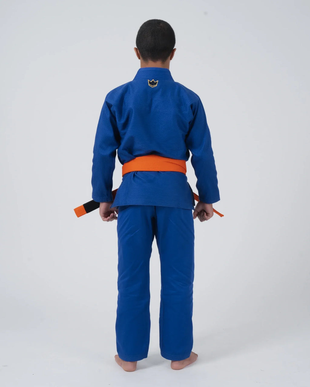 KINGZ COMP V6 JIU JITSU JUVENIL - KIMONO / GI NEGRO - AZUL - BLANCO