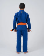KINGZ COMP V6 JIU JITSU JUVENIL - KIMONO / GI NEGRO - AZUL - BLANCO