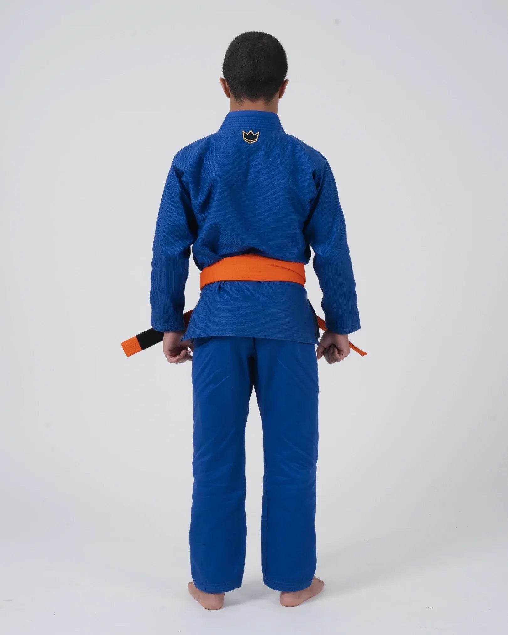 KINGZ COMP V6 JIU JITSU JUVENIL - KIMONO / GI NEGRO - AZUL - BLANCO