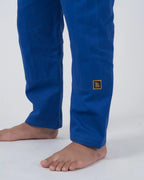 KINGZ COMP V6 JIU JITSU JUVENIL - KIMONO / GI NEGRO - AZUL - BLANCO