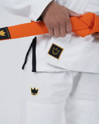 KINGZ COMP V6 JIU JITSU JUVENIL - KIMONO / GI NEGRO - AZUL - BLANCO