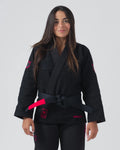KINGZ ULTRALIGHT 2.0 DAMEN JIU JITSU- SCHWARZ - BLAU- WEISS KIMONO / GI