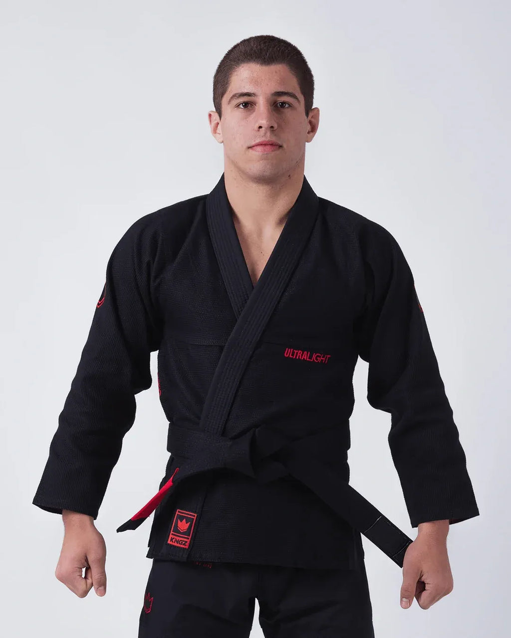KINGZ ULTRALIGHT 2.0 JIU JITSU (VERSIÓN 2023) - KIMONO / GI NEGRO - AZUL - BLANCO