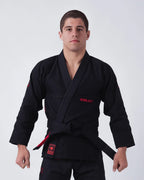 KINGZ ULTRALIGHT 2.0 JIU JITSU (VERSIÓN 2023) - KIMONO / GI NEGRO - AZUL - BLANCO