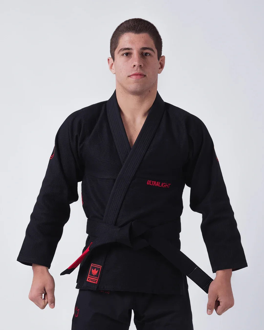 KINGZ ULTRALIGHT 2.0 JIU JITSU (VERSIÓN 2023) - KIMONO / GI NEGRO - AZUL - BLANCO