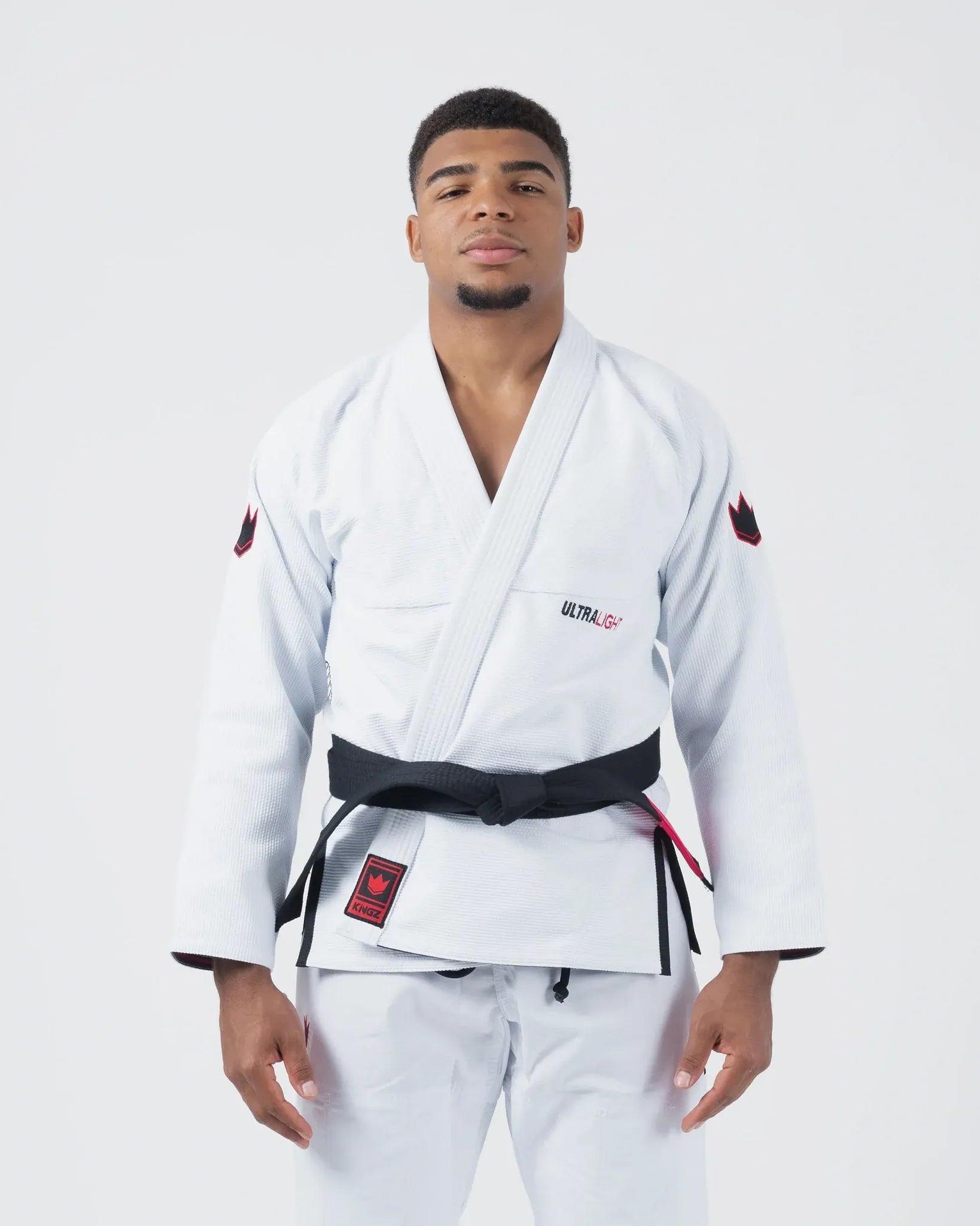 KINGZ ULTRALIGHT 2.0 JIU JITSU (VERSIÓN 2023) - KIMONO / GI NEGRO - AZUL - BLANCO