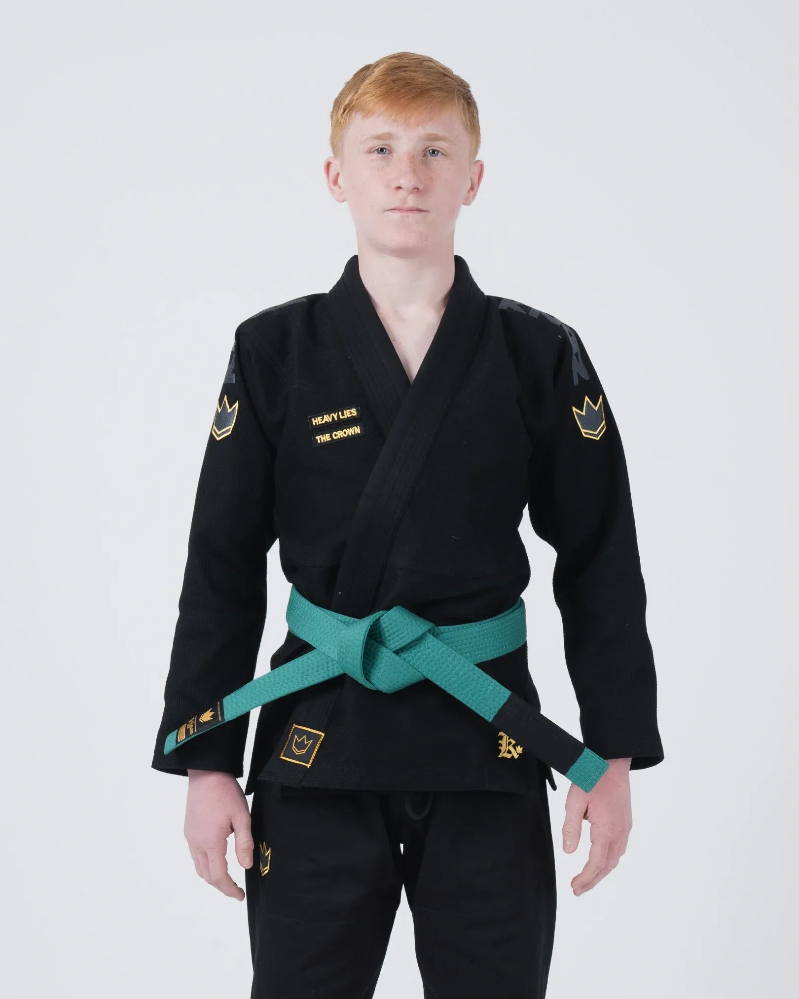 KINGZ COMP V6 YOUTH JIU JITSU - SCHWARZ - BLAU - WEISS KIMONO / GI