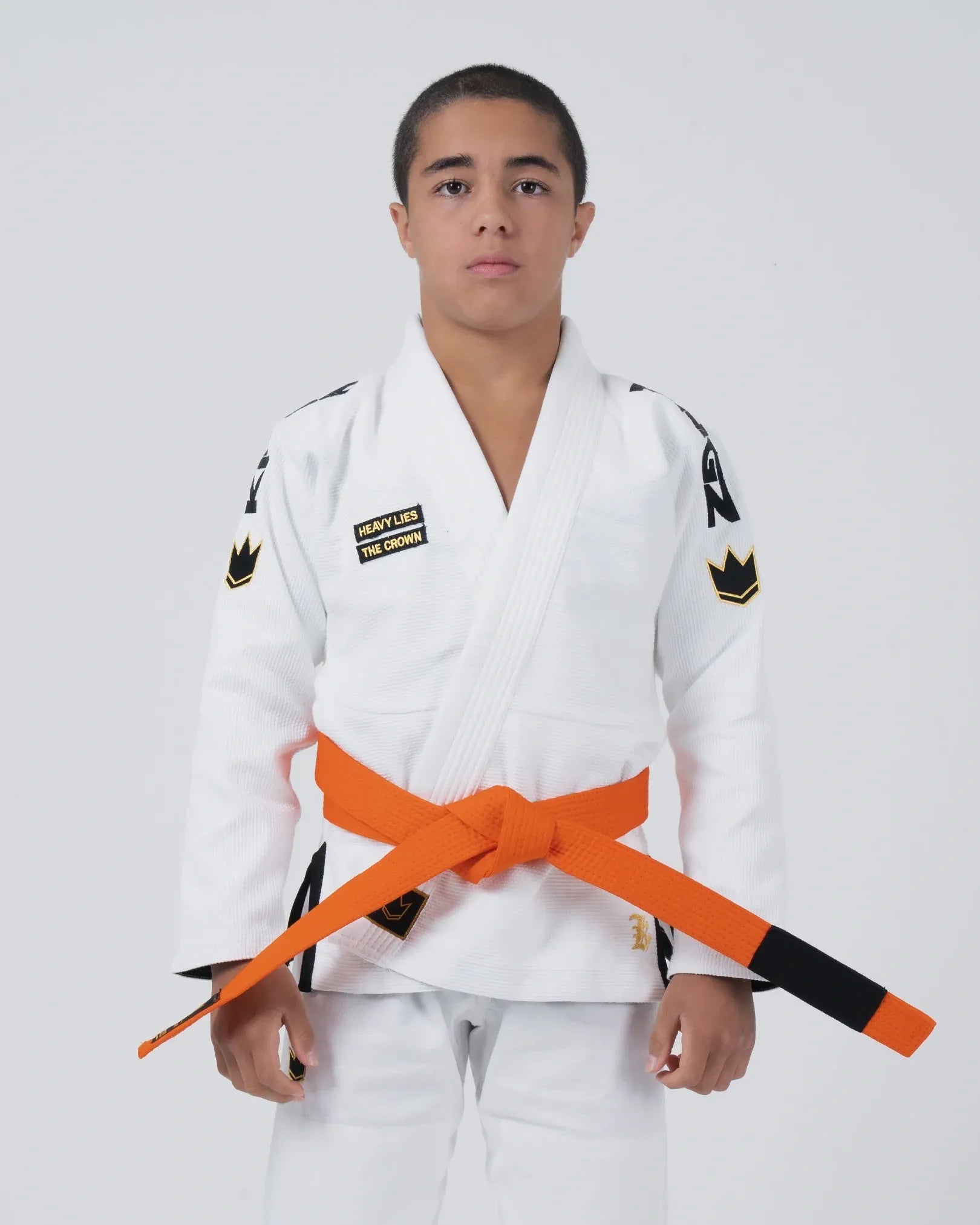 KINGZ COMP V6 YOUTH JIU JITSU - SCHWARZ - BLAU - WEISS KIMONO / GI