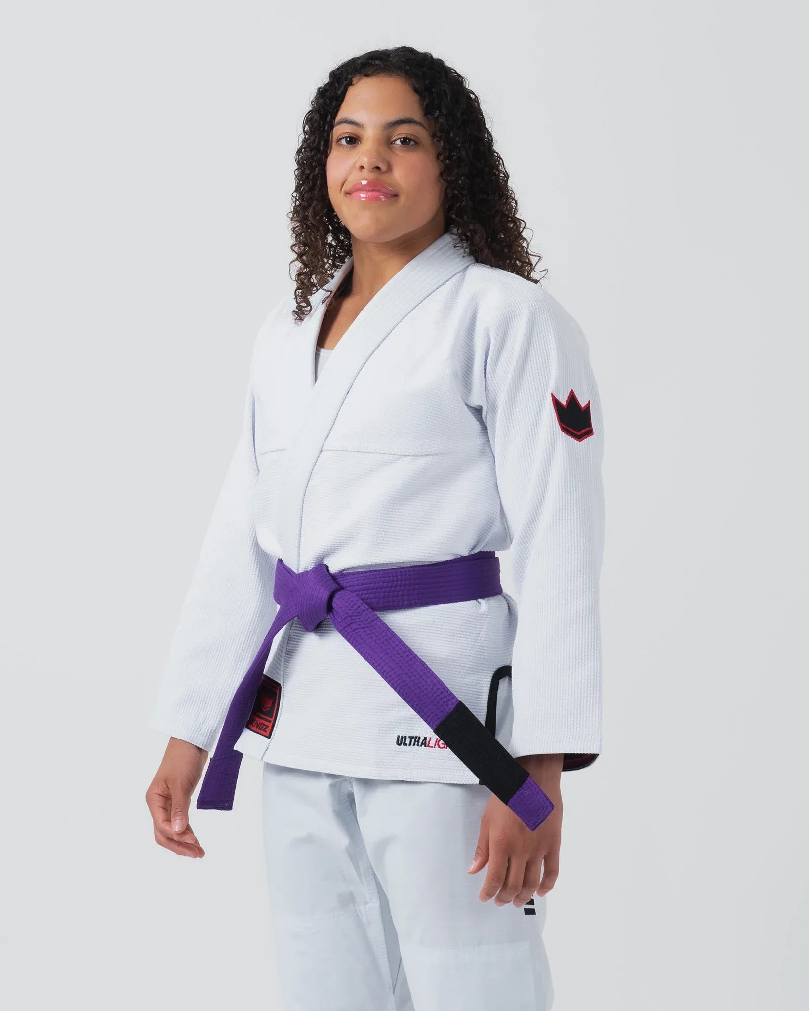 KINGZ ULTRALIGHT 2.0 DAMEN JIU JITSU- SCHWARZ - BLAU- WEISS KIMONO / GI