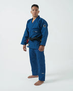 KINGZ ULTRALIGHT 2.0 JIU JITSU (VERSIÓN 2023) - KIMONO / GI NEGRO - AZUL - BLANCO