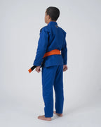 KINGZ COMP V6 JIU JITSU JUVENIL - KIMONO / GI NEGRO - AZUL - BLANCO