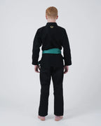 KINGZ COMP V6 JIU JITSU JUVENIL - KIMONO / GI NEGRO - AZUL - BLANCO