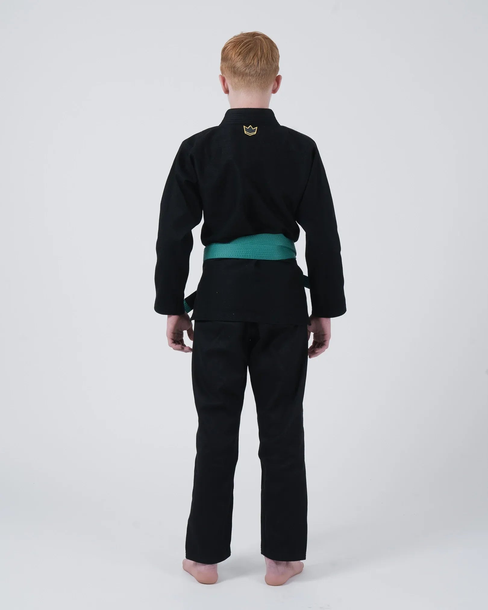 KINGZ COMP V6 JIU JITSU JUVENIL - KIMONO / GI NEGRO - AZUL - BLANCO